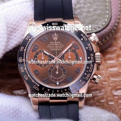 Rolex Daytona M116515LN-0015 Noob Factory Brown Dial 4130 Movement Rolex Daytona M116515LN-0015 Noob Factory Brown Dial 4130 Movement