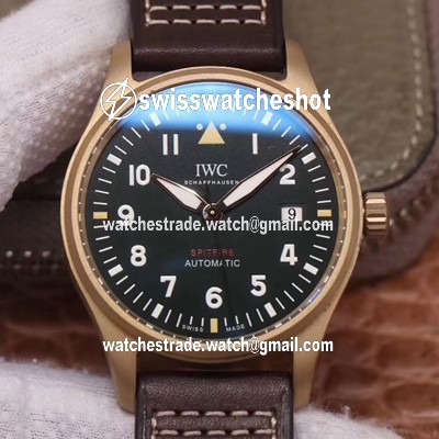 IWC Pilot Spitfire IW326802 MKS Factory Black Dial IWC Pilot Spitfire IW326802 MKS Factory Black Dial