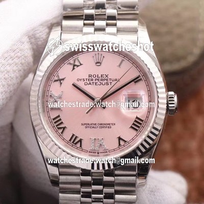 Rolex Datejust M126234-0031 EW Factory Pink Dial Rolex Datejust M126234-0031 EW Factory Pink Dial