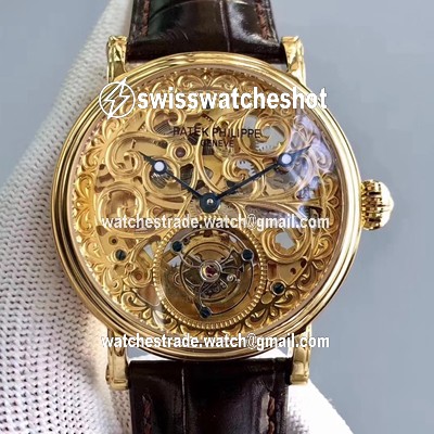 Patek Philippe Tourbillon Yellow Gold Skeleton Dial Patek Philippe Tourbillon Yellow Gold Skeleton Dial