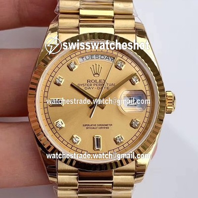 Rolex Day-Date M128238-0008 Yellow Gold EW Factory Champagne Dial Rolex Day-Date M128238-0008 Yellow Gold EW Factory Champagne Dial