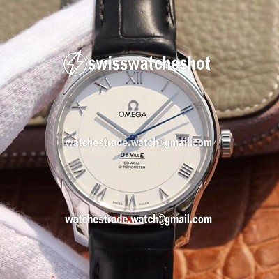 Omega De Ville 431.13.41.21.02.001 VS Factory White Dial Omega De Ville 431.13.41.21.02.001 VS Factory White Dial