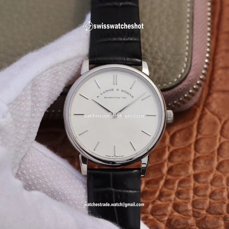 A. Lange & Sohne Saxonia Thin White Gold 201.027 SV Factory A. Lange & Sohne Saxonia Thin White Gold 201.027 SV Factory