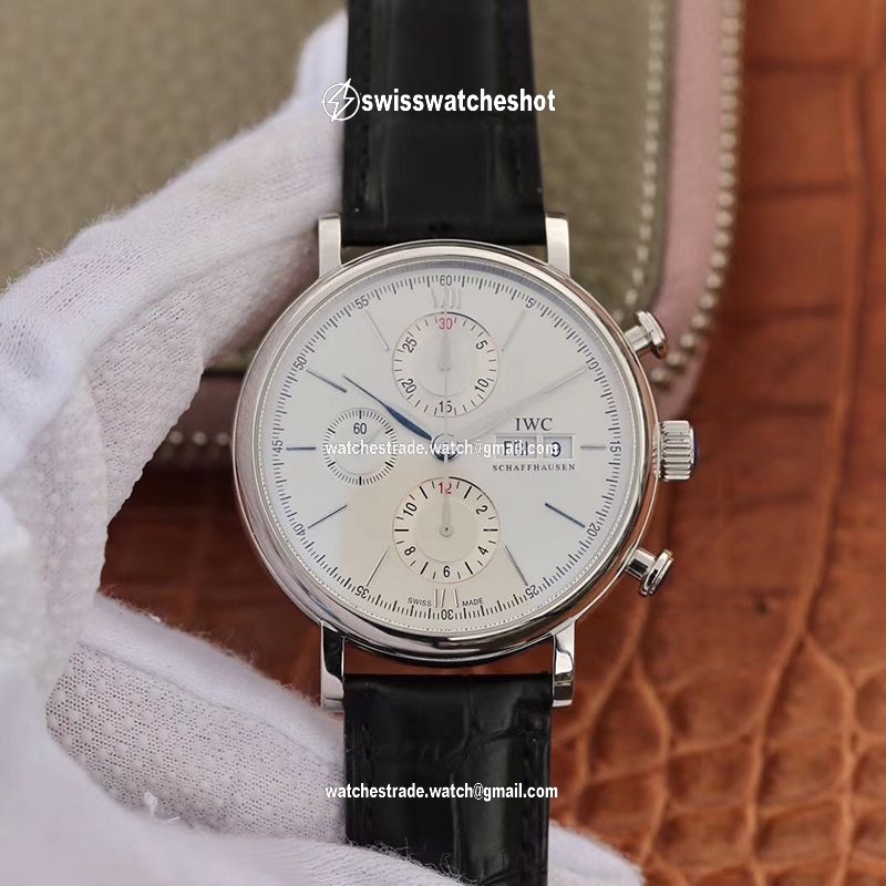 IWC Portofino Chronograph Multi-function IW391022 ZF Factory 42mm X 13.5mm White Dial IWC Portofino Chronograph Multi-function IW391022 ZF Factory 42mm X 13.5mm White Dial