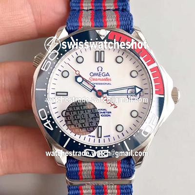 Omega Seamaster Diver 300M Co-Axial 41MM Commander 007 212.32.41.20.04.001 UR Factory White Dial Omega Seamaster Diver 300M Co-Axial 41MM Commander 007 212.32.41.20.04.001 UR Factory White Dial