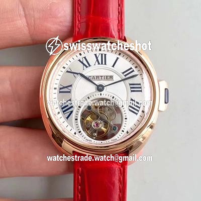 Cartier Drive De Tourbillon W4100013 18K Rose Gold White Dial Cartier Drive De Tourbillon W4100013 18K Rose Gold White Dial