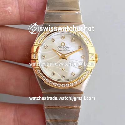Omega Constellation Ladies 123.25.24.60.55.011 White Mother Of Pearl Dial Omega Constellation Ladies 123.25.24.60.55.011 White Mother Of Pearl Dial