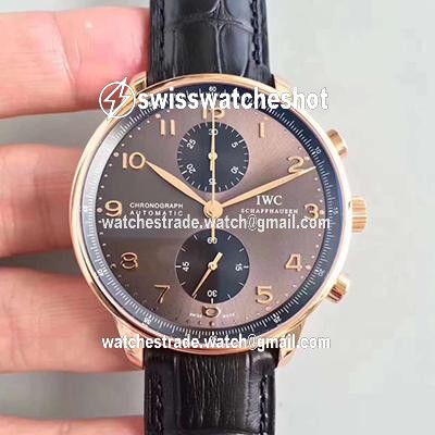 IWC Portugieser Chronograph IW371482 ZF Factory Anthracite Dial IWC Portugieser Chronograph IW371482 ZF Factory Anthracite Dial