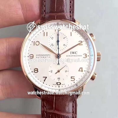 IWC Portugieser Chronograph IW371445 ZF Factory V2 Silver Dial IWC Portugieser Chronograph IW371445 ZF Factory V2 Silver Dial