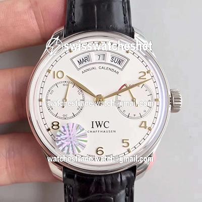 IWC Portugieser Annual Calendar IW503501 YL Factory White Dial IWC Portugieser Annual Calendar IW503501 YL Factory White Dial