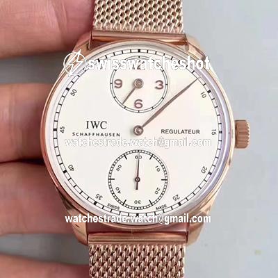 IWC Portugieser Regulateur IW544402 YL Factory White Dial IWC Portugieser Regulateur IW544402 YL Factory White Dial