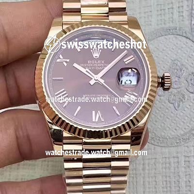 Rolex Day Date 228235 2018 40mm EW Factory Purple Dial Rolex Day Date 228235 2018 40mm EW Factory Purple Dial