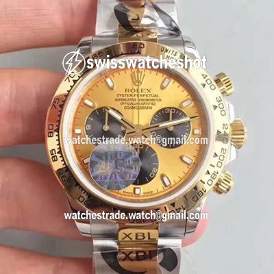 Rolex Daytona Cosmograph 116503 JF Factory Yellow Gold Dial Rolex Daytona Cosmograph 116503 JF Factory Yellow Gold Dial