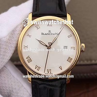Blancpain Villeret Ultraplate 6651-3642-55 ZF Factory White Dial Blancpain Villeret Ultraplate 6651-3642-55 ZF Factory White Dial