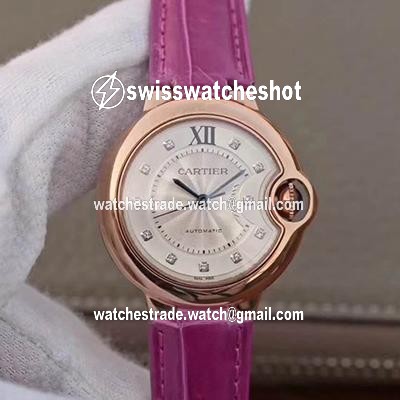 Ballon Bleu De Cartier WE902040 V9 Factory Silver Textured Dial Ballon Bleu De Cartier WE902040 V9 Factory Silver Textured Dial