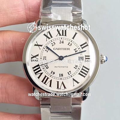 Cartier Ronde Solo De W6701011 42MM ZF Factory White Dial Cartier Ronde Solo De W6701011 42MM ZF Factory White Dial