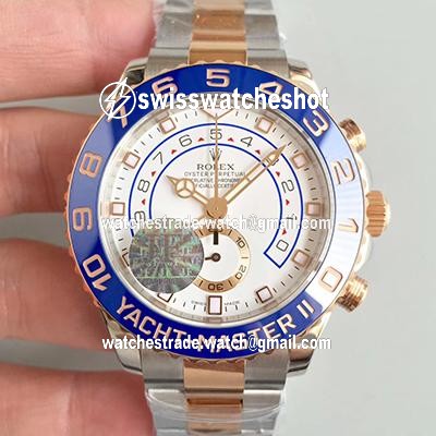 Rolex Yacht Master II 116681 JF Factory Rose Gold White Dial Rolex Yacht Master II 116681 JF Factory Rose Gold White Dial