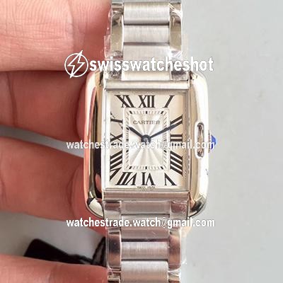 Cartier Tank Anglaise Ladies W5310022 Silver Dial Cartier Tank Anglaise Ladies W5310022 Silver Dial