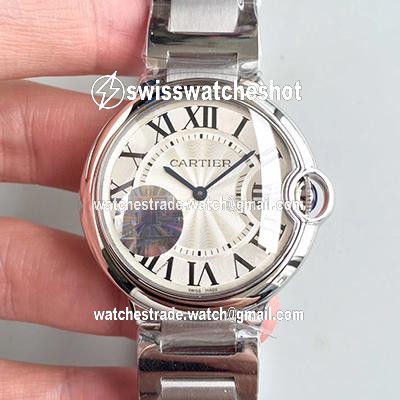 Cartier Ballon Bleu 36MM W6920046 JF Factory Silver Dial Cartier Ballon Bleu 36MM W6920046 JF Factory Silver Dial