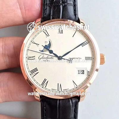 Glashutte Senator Panorama Date Moon Phase 100-04-32-15-04 GF Factory White Dial Glashutte Senator Panorama Date Moon Phase 100-04-32-15-04 GF Factory White Dial