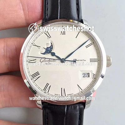 Glashutte Senator Panorama Date Moon Phase 100-04-32-12-04 GF Factory White Dial Glashutte Senator Panorama Date Moon Phase 100-04-32-12-04 GF Factory White Dial