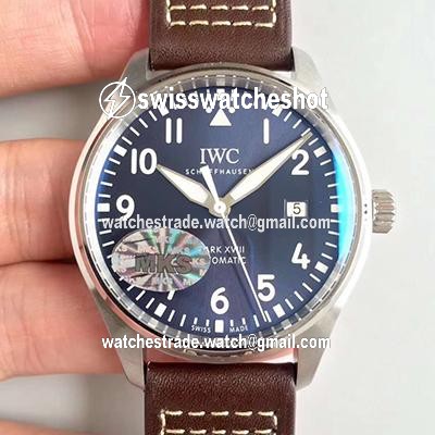 IWC Pilot Mark XVIII IW327004 MKS Factory Blue Dial IWC Pilot Mark XVIII IW327004 MKS Factory Blue Dial