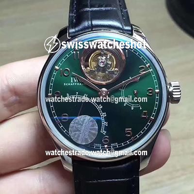 IWC Portuguese Tourbillon YL Factory Green Dial IWC Portuguese Tourbillon YL Factory Green Dial