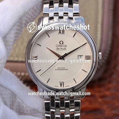 Omega De Ville Prestige 424.10.40.20.02.003 MKS Factory White Dial Omega De Ville Prestige 424.10.40.20.02.003 MKS Factory White Dial
