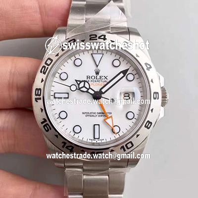Rolex Explorer II 216570 2018 Noob Factory White Dial Rolex Explorer II 216570 2018 Noob Factory White Dial