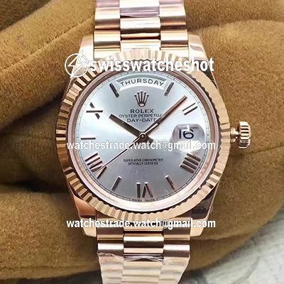 Rolex Day-Date 40 228235 Rose Gold 40MM EW Factory Sundust Dial Rolex Day-Date 40 228235 Rose Gold 40MM EW Factory Sundust Dial