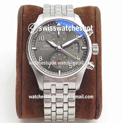 IWC Pilot Spitfire Chronograph IW387804 ZF Factory Anthracite Dial IWC Pilot Spitfire Chronograph IW387804 ZF Factory Anthracite Dial