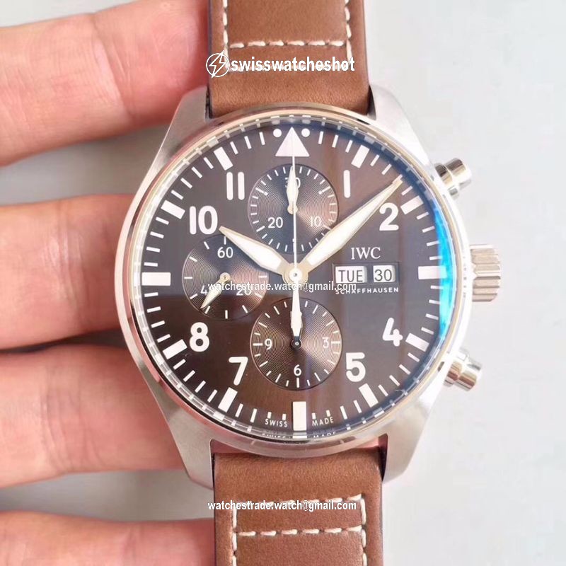 IWC Pilot Chronograph Edition Le Petit Prince IW377713 ZF Factory Chocolate Dial IWC Pilot Chronograph Edition Le Petit Prince IW377713 ZF Factory Chocolate Dial