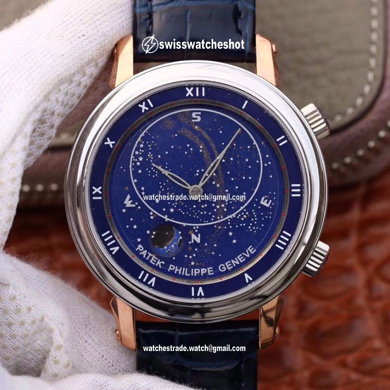 Patek Philippe Grand Complications Sky Moon Celestial Rose Gold 5102PR-001 TW Factory Blue Dial Patek Philippe Grand Complications Sky Moon Celestial Rose Gold 5102PR-001 TW Factory Blue Dial