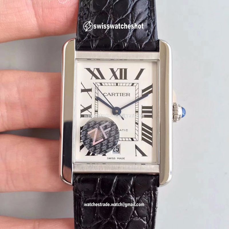 Cartier Tank Solo XL Automatic W5200027 ZF Factory White Dial Cartier Tank Solo XL Automatic W5200027 ZF Factory White Dial