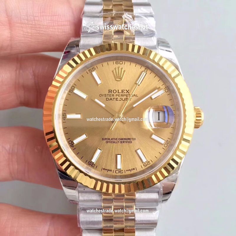 Rolex Datejust II 116333 41MM EW Factory Yellow Gold Dial Rolex Datejust II 116333 41MM EW Factory Yellow Gold Dial