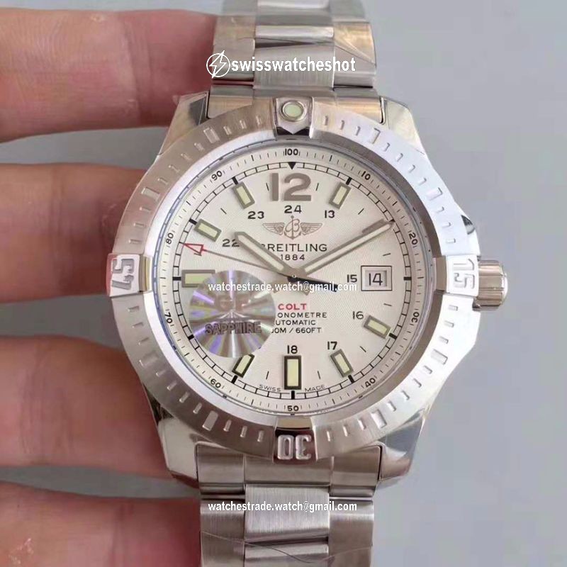 Breitling Colt Automatic 44MM A1738811-G791 GF Factory White Dial Breitling Colt Automatic 44MM A1738811-G791 GF Factory White Dial