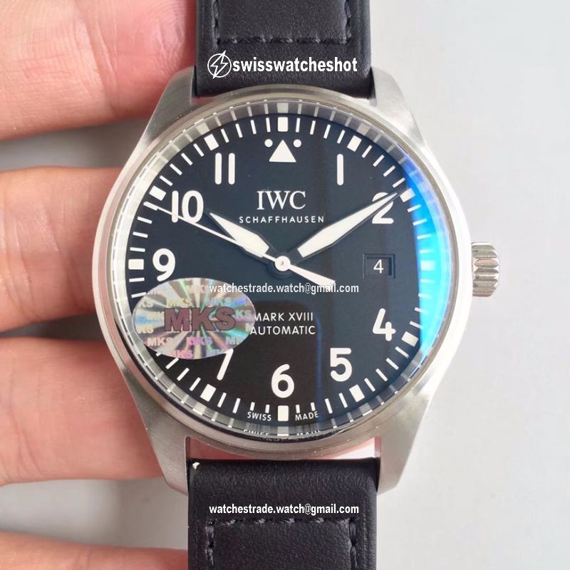 IWC Pilot Mark XVIII Edition Laureus Sport IW324703 MKS Factory V2 Blue Dial IWC Pilot Mark XVIII Edition Laureus Sport IW324703 MKS Factory V2 Blue Dial