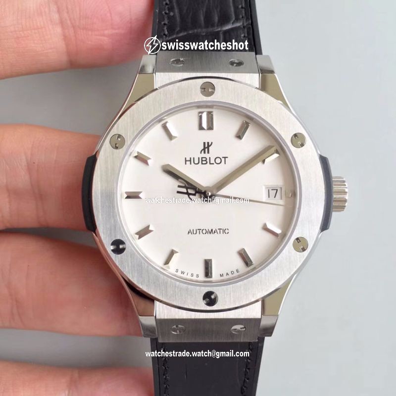 Hublot Classic Fusion 38MM 511.NX.2610.LR JJ Factory White Dial Hublot Classic Fusion 38MM 511.NX.2610.LR JJ Factory White Dial