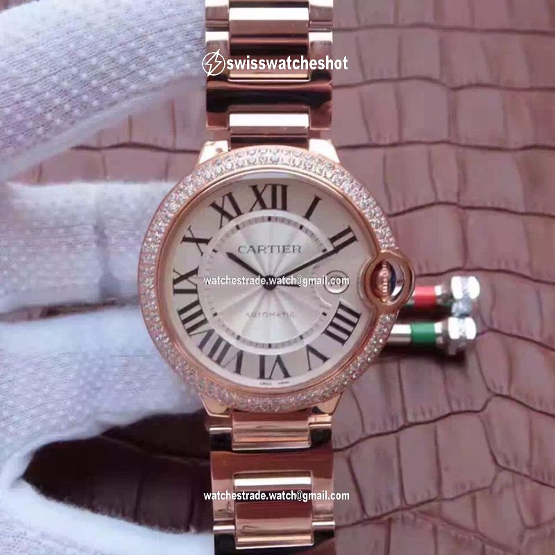 Ballon Bleu De Cartier 42MM V6 Factory White Dial Ballon Bleu De Cartier 42MM V6 Factory White Dial