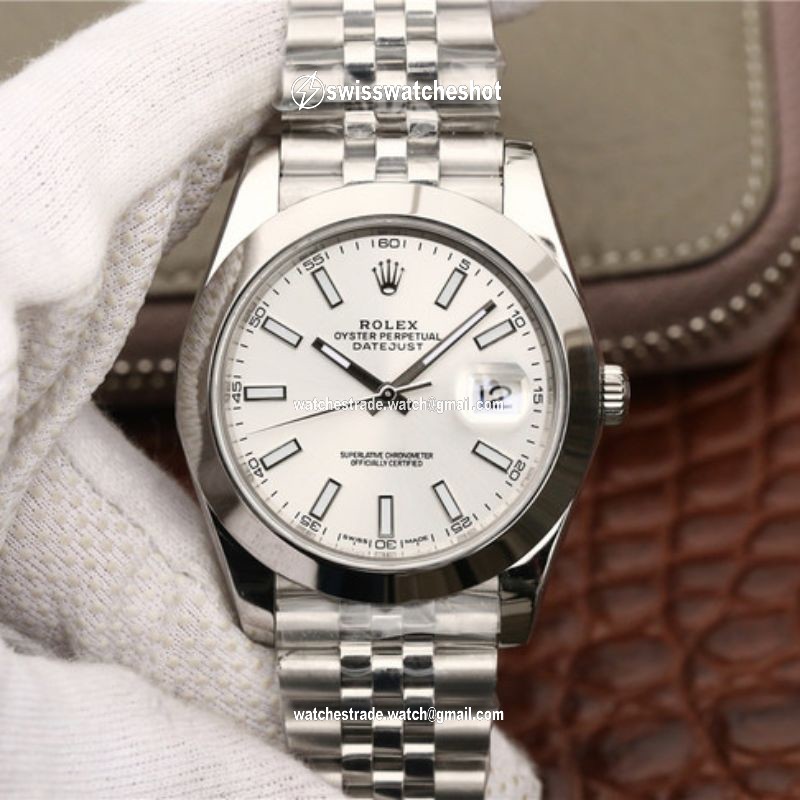 Rolex Datejust 116200 41mm EW Factory White Dial Rolex Datejust 116200 41mm EW Factory White Dial