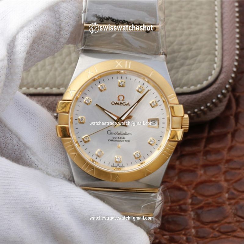 Omega Constellation 123.20.38.21.52.002 V6 Factory White Dial Omega Constellation 123.20.38.21.52.002 V6 Factory White Dial