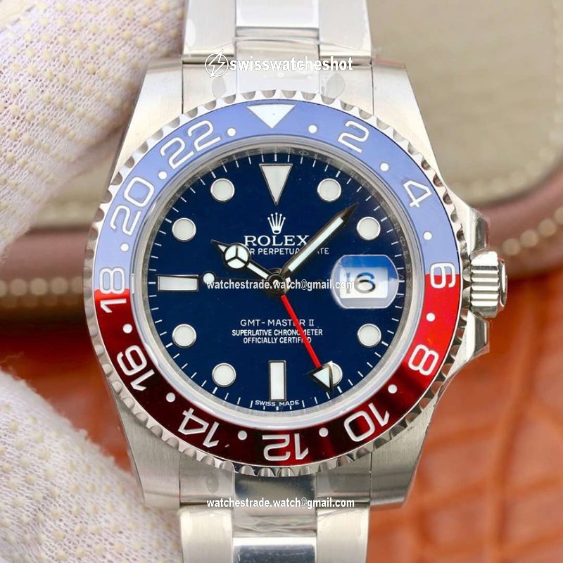 Rolex GMT Master II 126710BLRO EW Factory Blue Dial Rolex GMT Master II 126710BLRO EW Factory Blue Dial