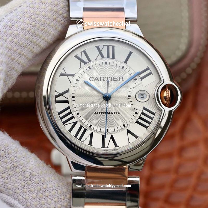 Ballon Bleu De Cartier 42mm W69009Z3 V6 Factory White Dial Ballon Bleu De Cartier 42mm W69009Z3 V6 Factory White Dial