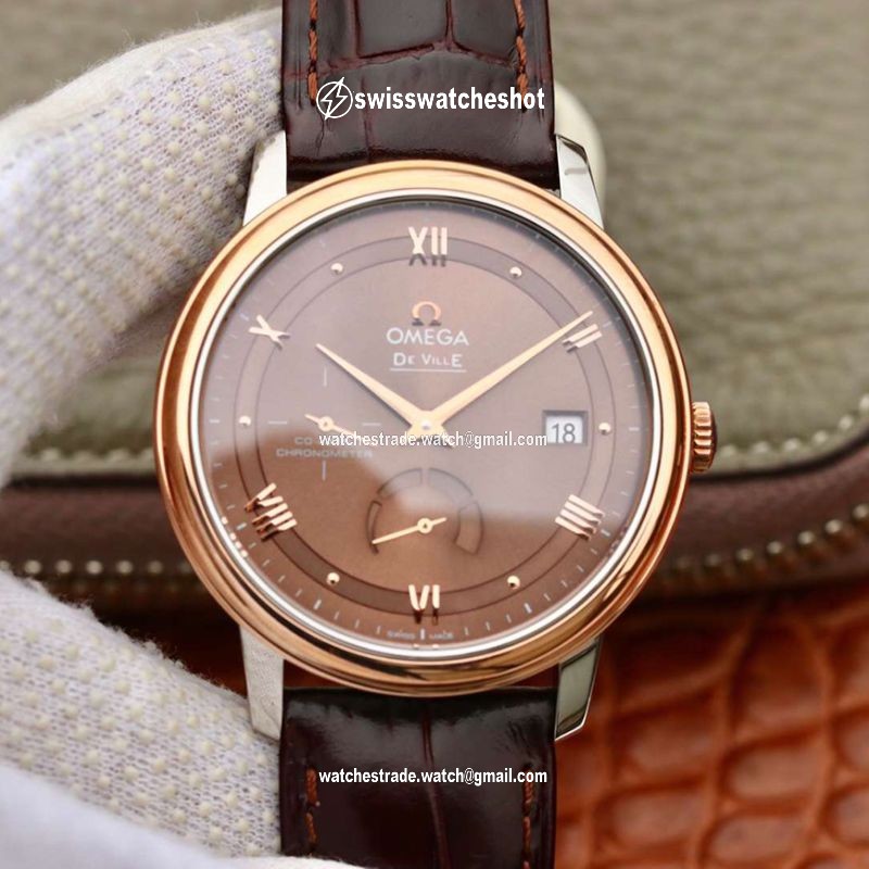Omega De Ville Prestige 424.23.40.20.13.001 TW Factory Brown Dial Omega De Ville Prestige 424.23.40.20.13.001 TW Factory Brown Dial