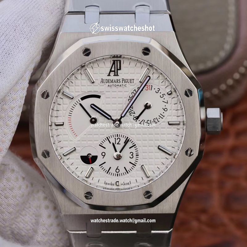Audemars Piguet Royal Oak 41MM 26120ST.OO.1220ST.02 TWA Factory White Dial Audemars Piguet Royal Oak 41MM 26120ST.OO.1220ST.02 TWA Factory White Dial