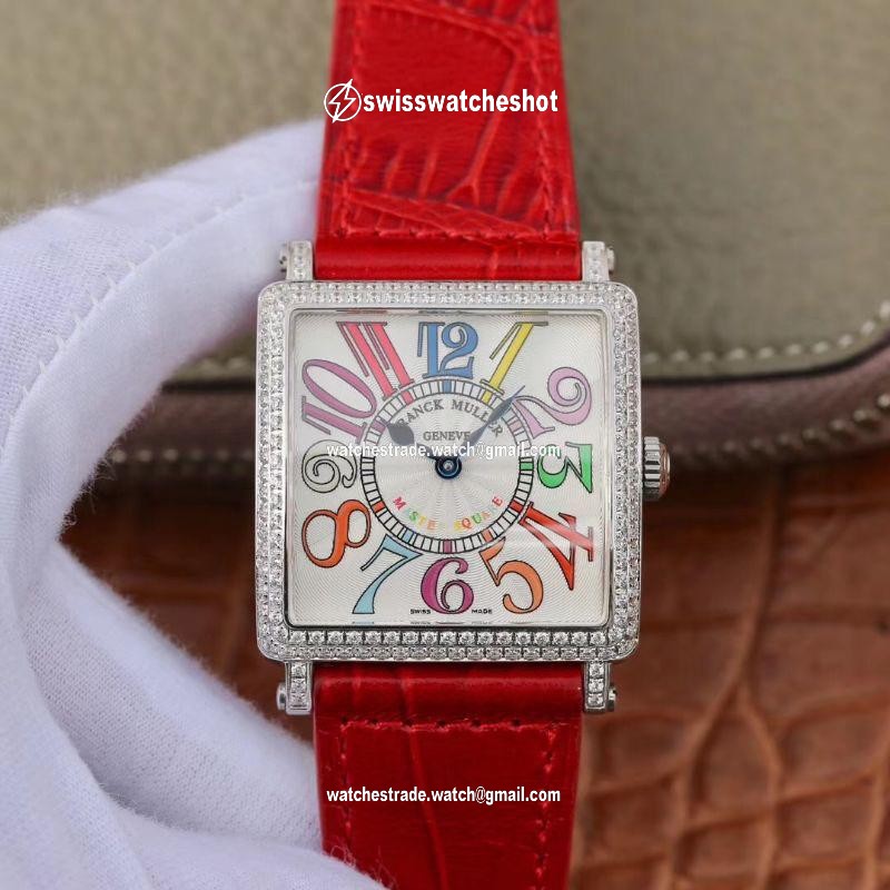 Franck Muller Master Square Ladies 6002 M QZ R GF Factory White Dial Franck Muller Master Square Ladies 6002 M QZ R GF Factory White Dial
