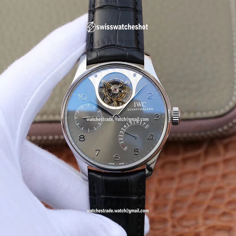 ZF Factory IWC Portuguese Tourbillon IW504210 Anthracite Dial ZF Factory IWC Portuguese Tourbillon IW504210 Anthracite Dial