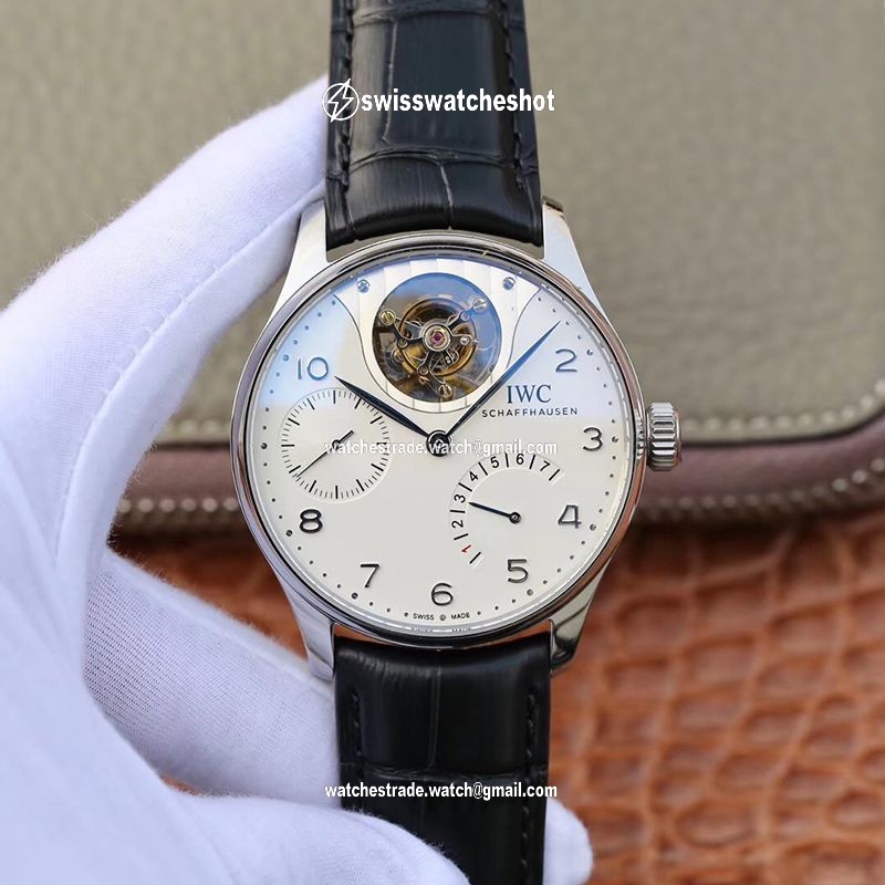 ZF Factory IWC Portuguese Real Tourbillon IW504202 White Dial ZF Factory IWC Portuguese Real Tourbillon IW504202 White Dial