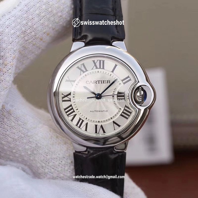 Ballon Bleu De Cartier 33mm W6920086 V6 Factory White Dial Ballon Bleu De Cartier 33mm W6920086 V6 Factory White Dial