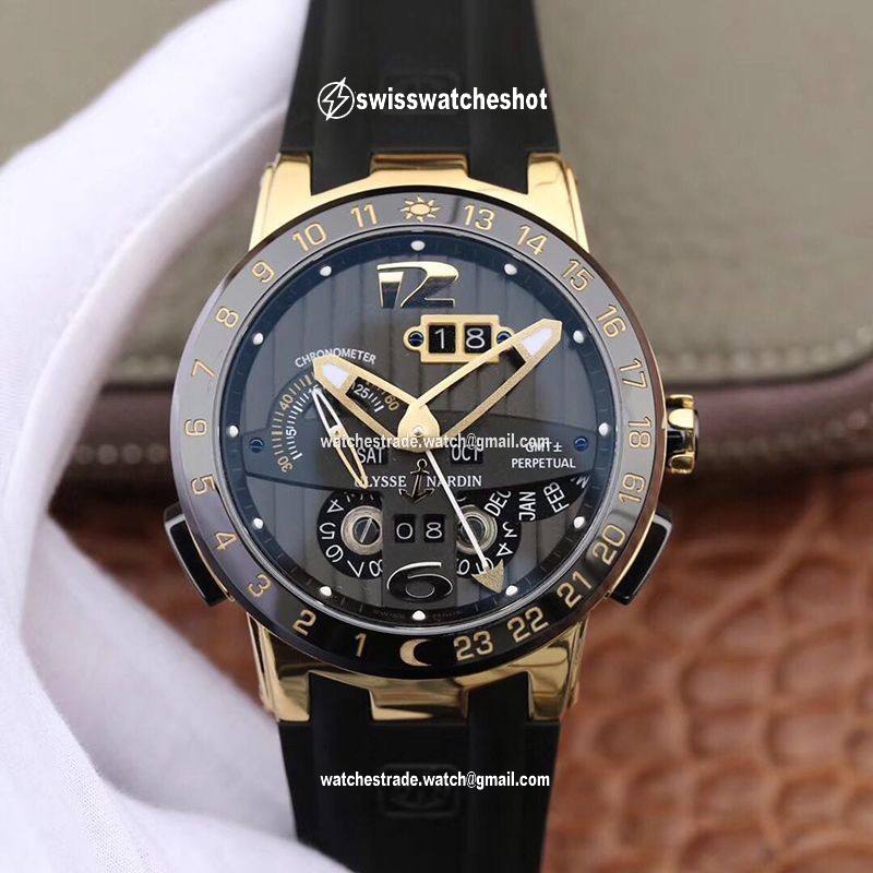 Ulysse Nardin El Toro 322-00-3 18K Yellow Gold Black Dial Ulysse Nardin El Toro 322-00-3 18K Yellow Gold Black Dial
